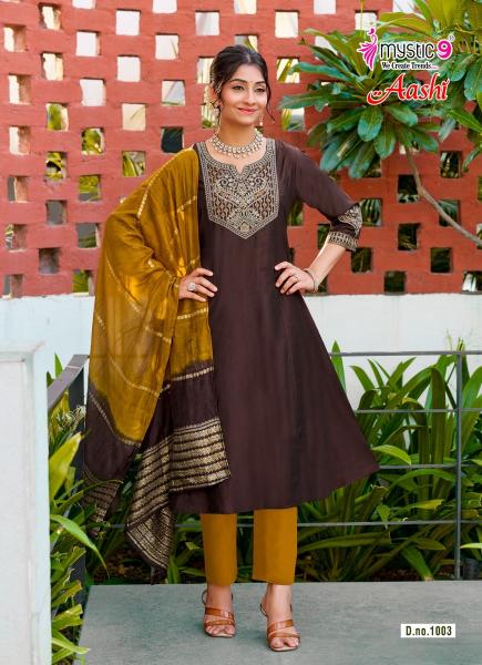 Mystic9 aashi vol 1 designer kurti wholesalers in jaipur